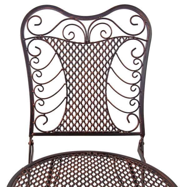 Elegantes Bistro-Set Eliza im romantischen Vintage-Design – Perfekt für Balkon, Terrasse & Garten